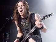 Bullet For My Valentine  Michale Paget in performance.